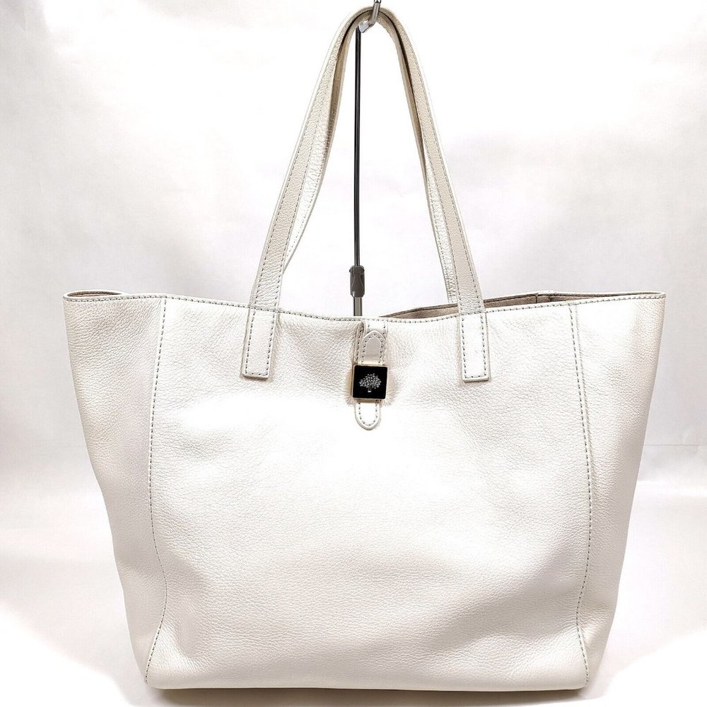Mulberry Tote Bag White Leather 2430953